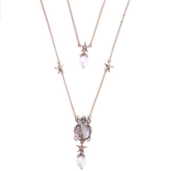 Anthropologie Jewelry - Anthropologie Insect Double Necklace